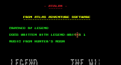Atalan - Instructions Title Screen